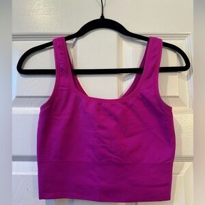 Athletes Ribbed Cropped Tank
